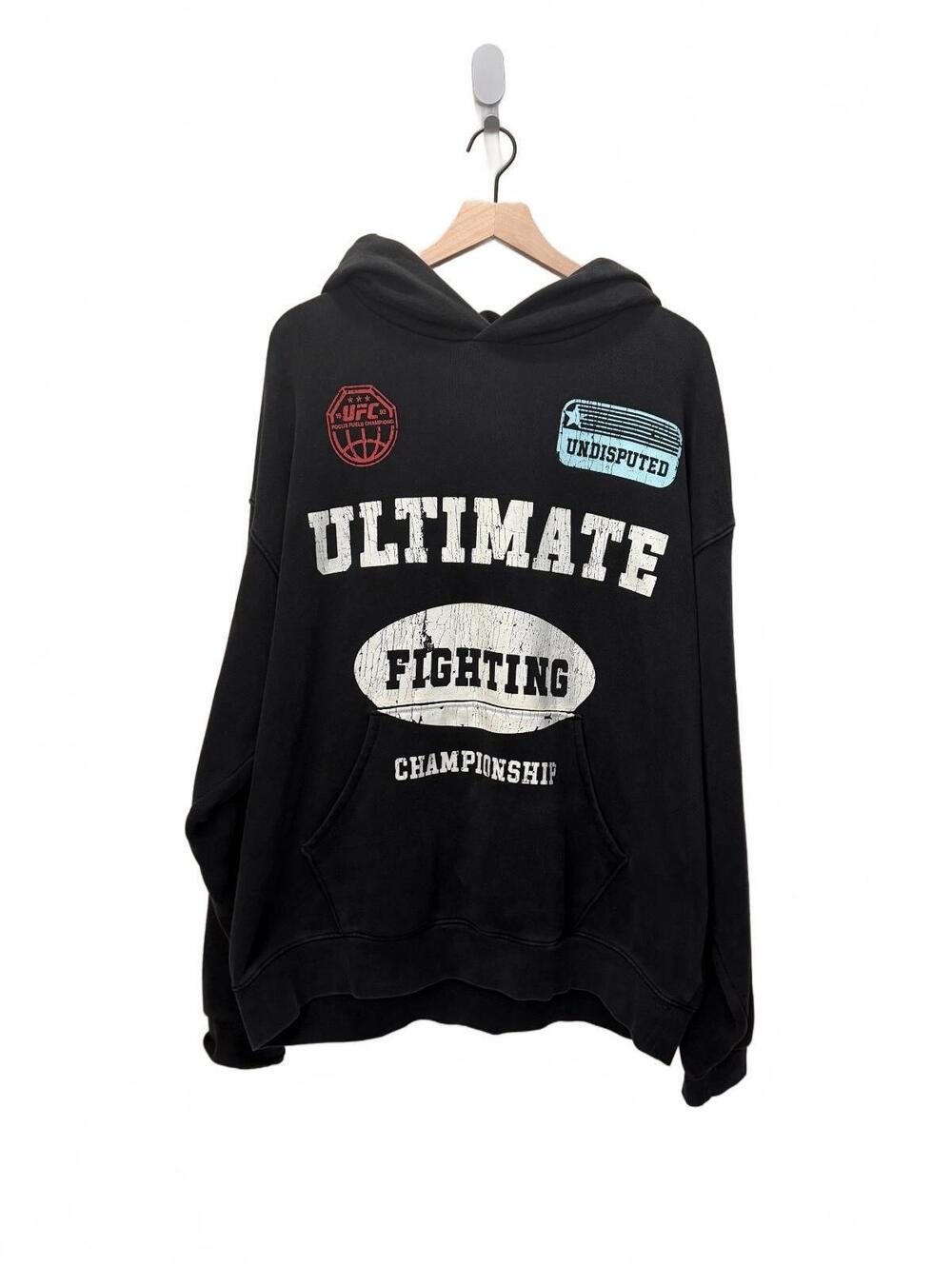 UFC Ultimate Fighting Championship Black Hoodie Size XL